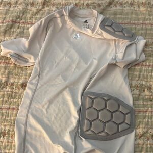 Adidas White Football Padded Undershirt